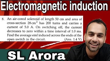 Pfp-8 Electromagnetic Induction (EMI) Numericals from Sl arora 12th physics based on magnetic flux