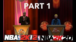 MyCareer Hall of Fame Speech Through the Years Part 1 (NBA 2K12-NBA 2k16)