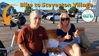 Bike Tour to Steveston Village using Skytrain