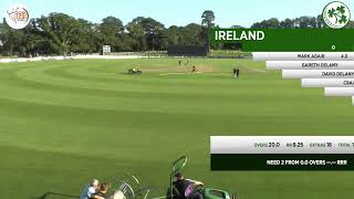 LIVE CRICKET - Ireland v Scotland GS Holding T20 Tri Series 2