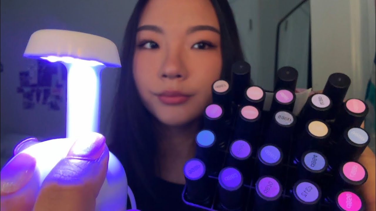 girl at school does ur nails rp 💅-asmr