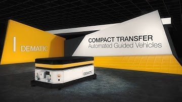Flexible, Safe & Reliable Pallet Transport: Dematic Compact Transfer Automated Guided Vehicle (AGV)