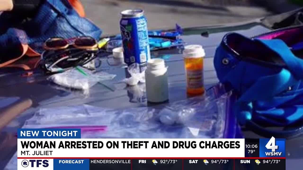 Suspected theft leads to arrest of Nashville woman in Mt. Juliet - YouTube