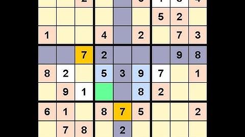 How to Solve Washington Post Sudoku L5 June 13, 2021