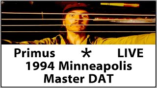 Primus Live 1994 Minneapolis MN Concert Performance Original Master Recording opening for Rush Tour