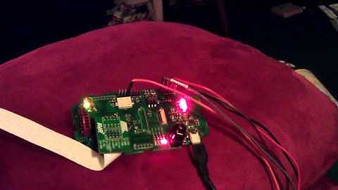 Simple test of the MCP23S08 Port Expander on a ATMEGA32U4