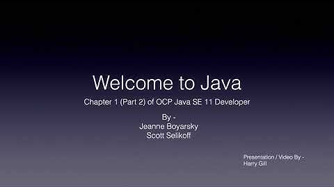 Ch-1 Pt-2 of OCP Java SE 11 Developer Complete Study Guide (1Z0-815, 1Z0-816, 1Z0-817, 1Z0-819)