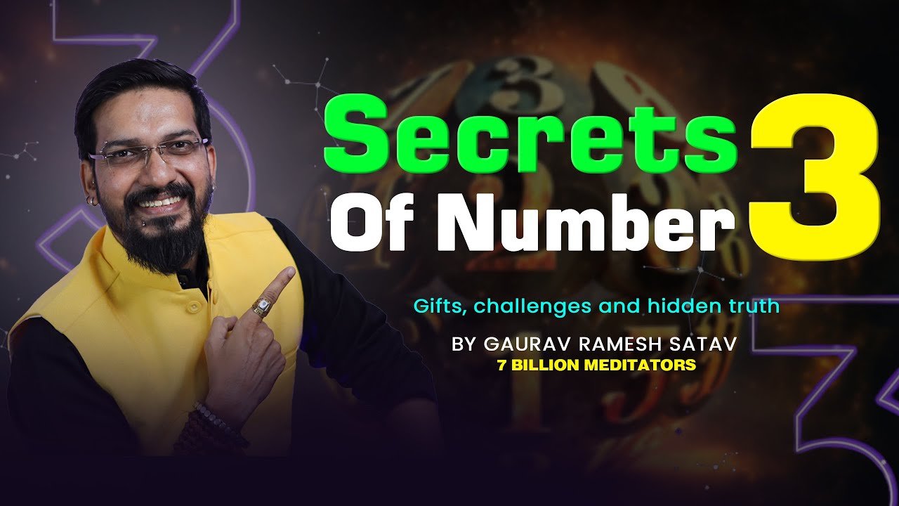 Numerology for number 3 | Numerology in detail | #7billionmeditators ...