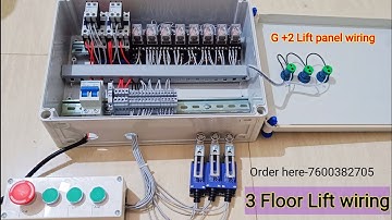 3 floor lift panel wiring| G +2 lift relay control panel wiring |