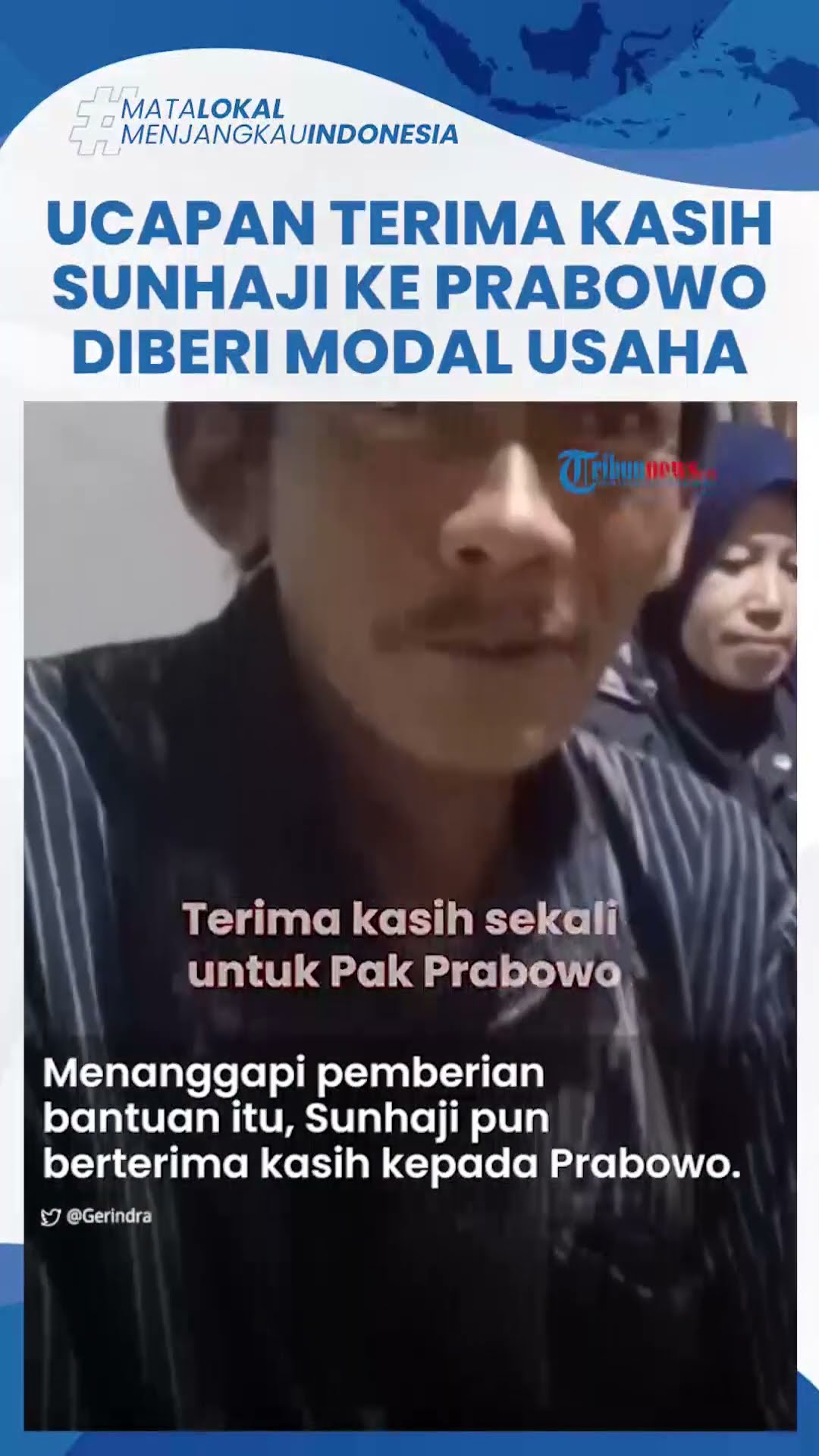 Prabowo Beri Modal Usaha untuk Pedagang Es Teh yang Dihina Gus Miftah, Sunhaji: Terima Kasih Pak