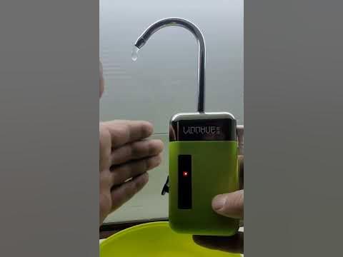 Переносной сенсорный умывальник, на всякий случай! - YouTube