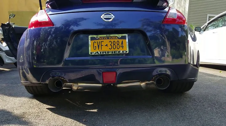 370z Invidia N1 GT Cat Back Exhaust