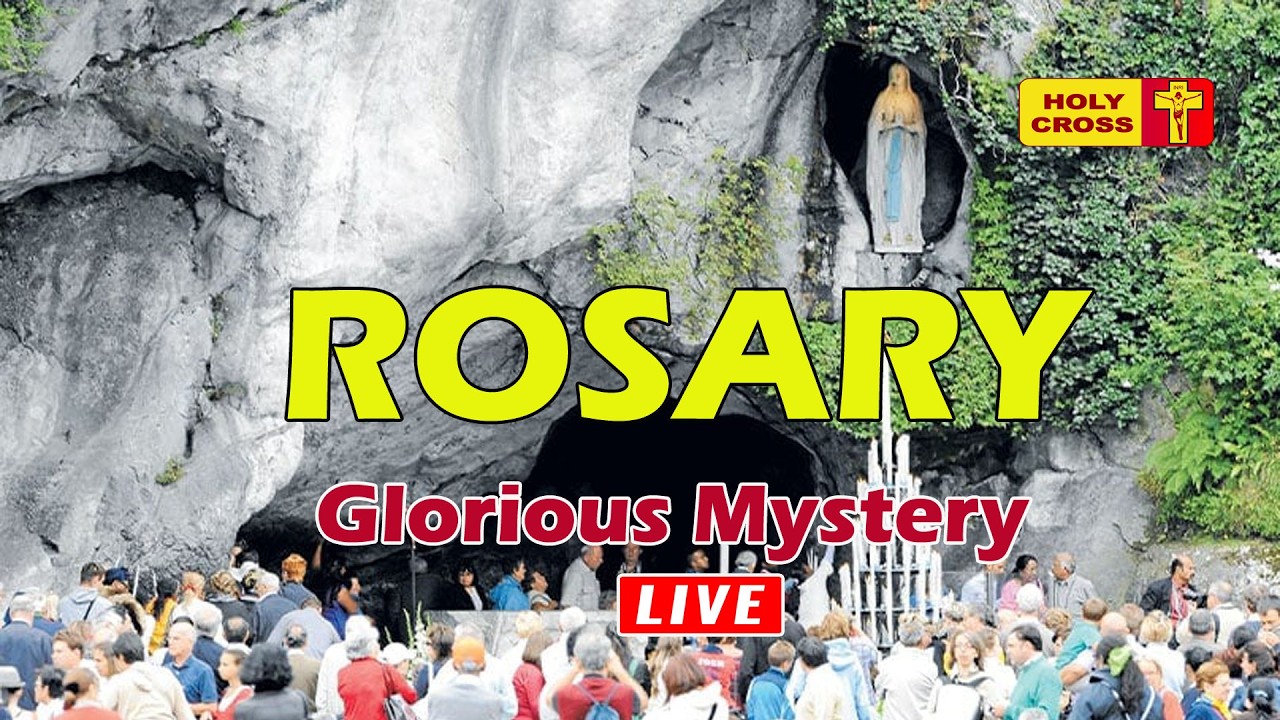 🔴 LIVE -04-03-2026 @ Holy Rosary from Lourdes Grotto | Glorious Mystery | Holy Cross Tv