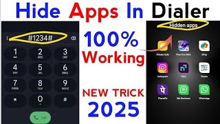 👉Hide apps in dialer😨..|| Dialer me app hide kare..💯..#mobile #applock #dialer #technology #video screenshot 2