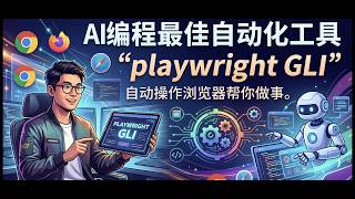 AI编程最强自动化工具 用 Playwright GLI让浏览器替你干活 比MCP更强更省上下文