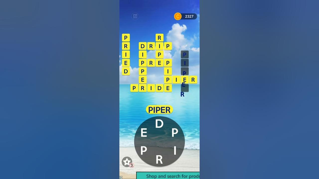 Wordscapes level 1257 level 1258 level 1259 level 1260 - YouTube