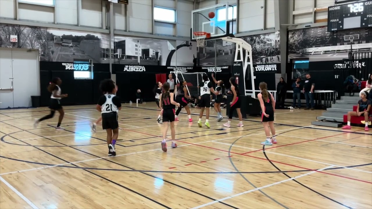 BRAMPTON WARRIORS (COACH KEVIN P. & DWIGHT (U11) GIRLS VICE MAJESTY (JAN 17 2026) COALITION LEAG.