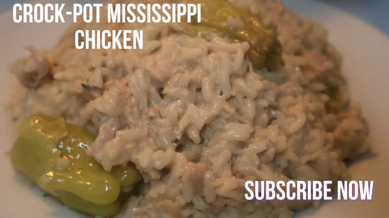 Easy Crock-Pot Mississippi Chicken Recipe - YouTube