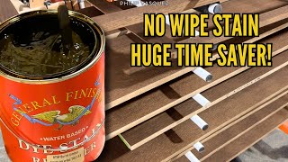 How to Stain Wood Like a PRO - General Finishes No Wipe Stain