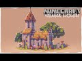 Minecraft How To Build A Cleric House Small Church For A Village Tutorial 