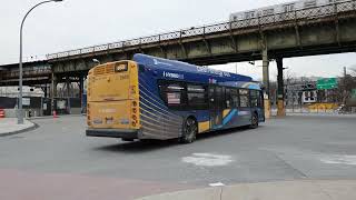 MTA NYCT #9548 on the Q59 to Williamsburg Bridge Plaza entering the Bus Term