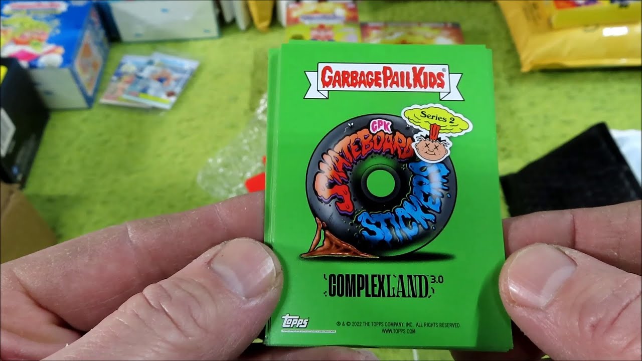 2022 Topps GPK: ComplexLand Skateboard Deck Stickers