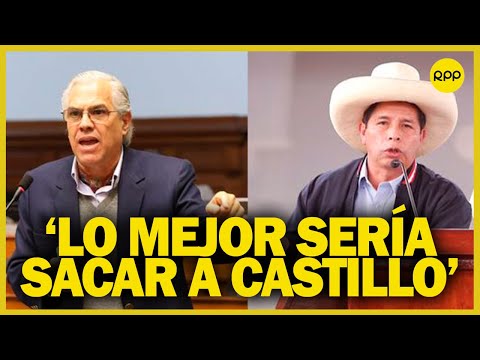 Gino Costa: “Lo mejor para el país sería sacar a Castillo, la vacancia es el único mecanismo”