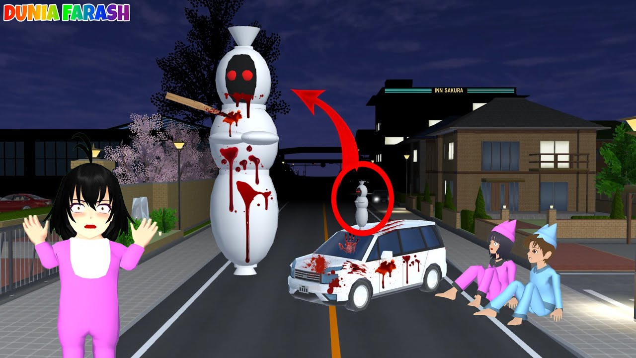 Yuta Dan Mio Mencari MOBIL VAN BERHANTU Dikejar POCONG KUNTILANAK Full Movie || Sakura School