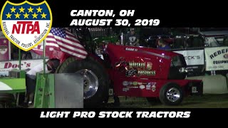 8/30/19 NTPA R2 Canton, OH Light Pro Stock Tractors