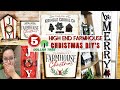 5 BRAND NEW HIGH END DOLLAR TREE FARMHOUSE DIY'S 2020 | DOLLAR TREE CHRISTMAS FARMHOUSE DIY'S 2020