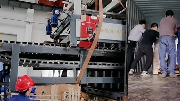 European Standard Wood Pallet Nailing Machine Testing Successfully in ZZCHRYSO Factory and Shipping