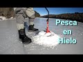 como se pesca en hielo