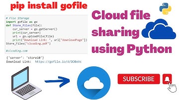Day 128 : Cloud file sharing using Python