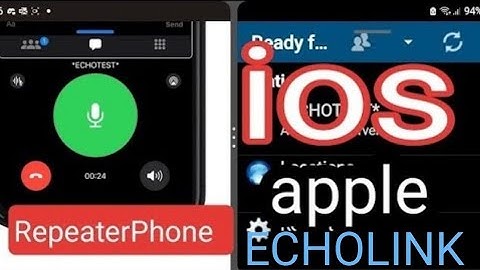 RepeaterPhone - ios - Echolink, Allstar