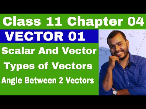 class-11-chapter-4-:-vector-01-:-scalar-and-vector-||-types-of-vector-||-angle-between-two-vectors