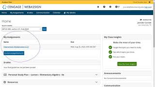 Intro to Moodle and WebAssign