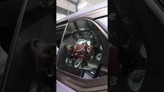 Tinting the Rear Quarter Window on this Toyota