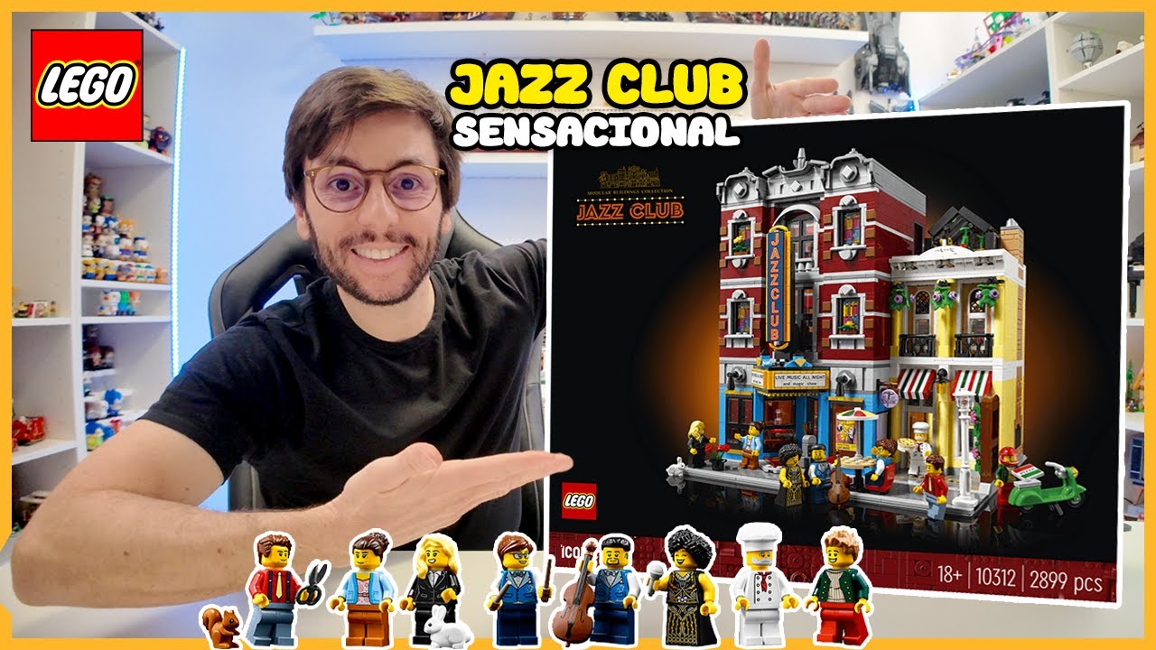 Clube de Jazz, Perfeito para a Cidade de LEGO ( Unboxing, Review)