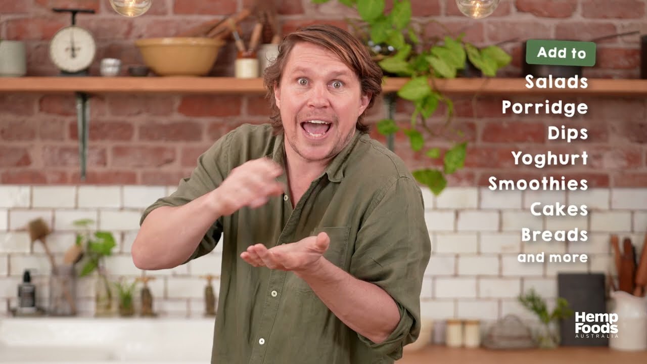 3 Ideas for Hemp Seeds with Simon Toohey for Hemp Foods Australia