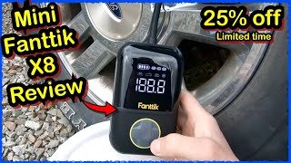 Amazing Portable Tire Inflator for Ebike and Bicycle  Fanttik X8