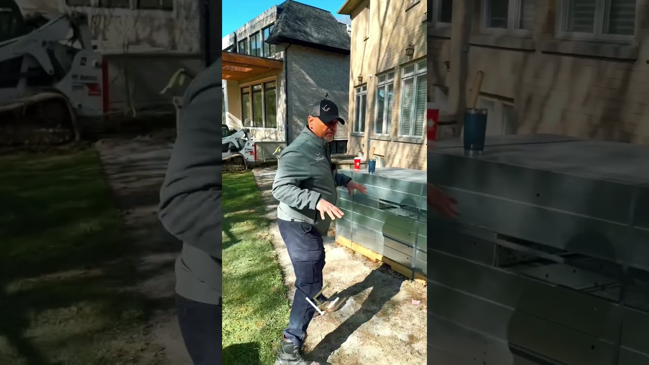 Luxury Backyard Transformation with Pool Installation Cabanas and Outdoor Kitchen 