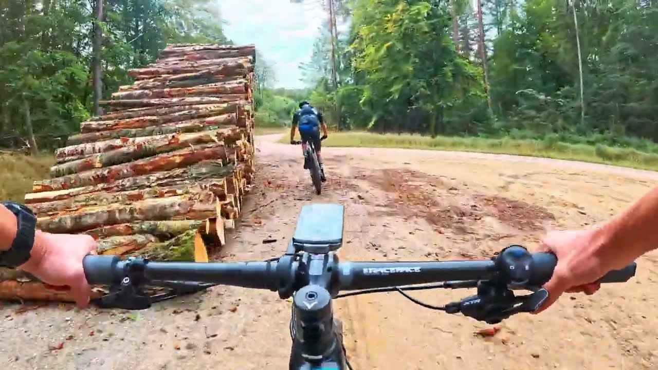 Objazd trasy Mistrzostw Polski XCM 2024 Barłomino