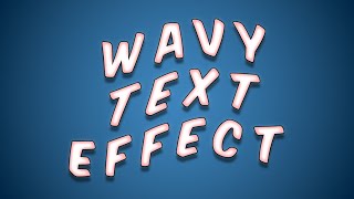 Create a Wavy Text Effect Premiere Pro Tutorial