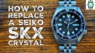 How To Replace an Seiko SKX Crystal - YouTube
