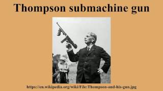 Thompson submachine gun