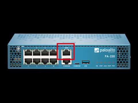 How to Access the GUI of a Palo Alto Firewall