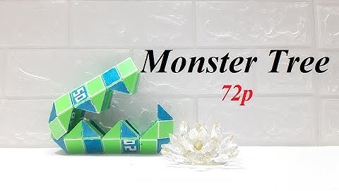 SLOW TUTORIAL - Rubik Twist or Xếp Hình Biến Thể 72 Pieces - Monster Tree