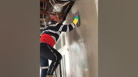 White set plaster walls