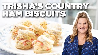 Trisha Yearwoods Country Ham Biscuits | Trishas Southern Kitchen | Food Network