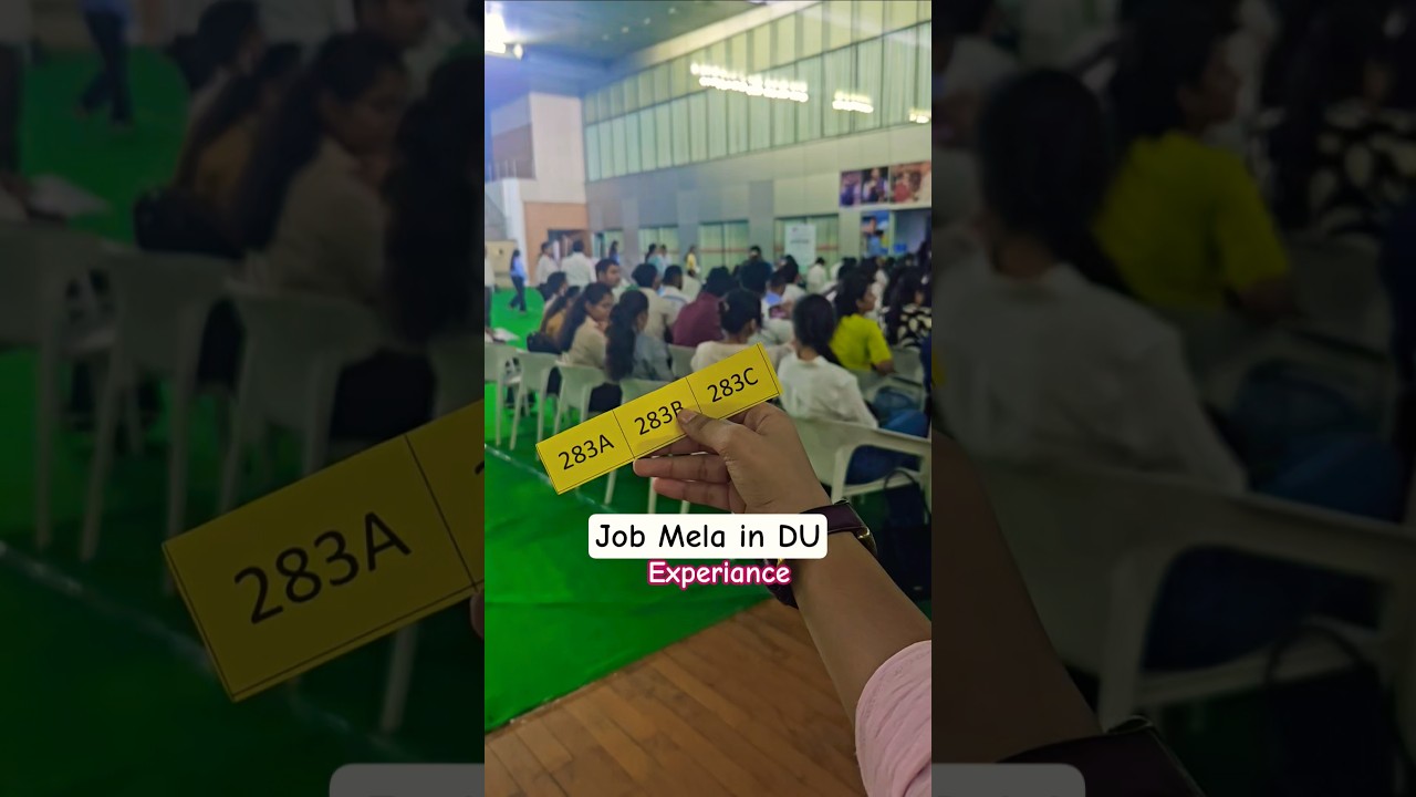 Job Mela Experiance by 3rd Year DU STUDENT 